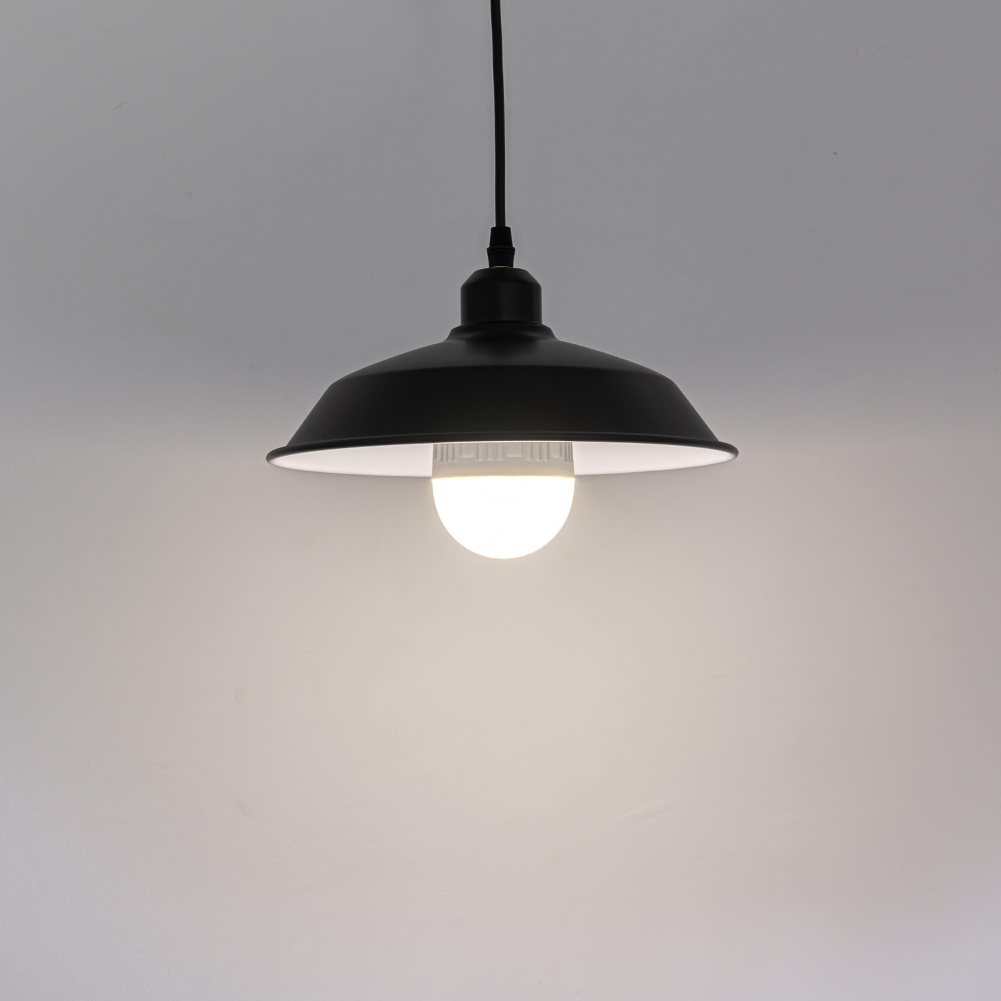 Dimmbare Hängelampe mit Batterie Innen,2er-Satz Industrial Metall Hängeleuchte Batteriebetriebene Lampe, Pendelleuchte ohne Strom Stromanschluss für Küche Nachttischcafé,Schwarz
