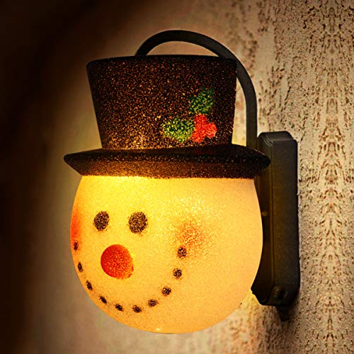 image for Amosfun 2PCS Christmas Porch Light Covers Christmas Outdoor Decoration