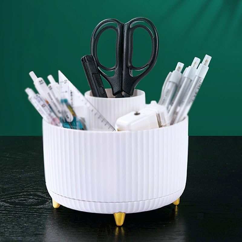 Rotating pen holder storage box classification office desktop children's stationery large capacity image 4