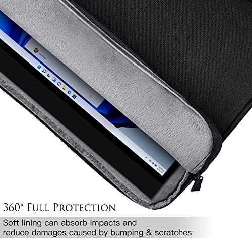 Image of Portable Monitor Case 15.6 16.1 Inch, Carrying Sleeve for Most 15.6-16.1 Inch Portable Monitor with Front Pocket, 15 inchx10.8 inch Black