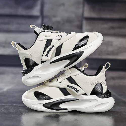 Kids Rotating Buckle Running Shoes Rubber Sole Non Slip Sneakers Lightweight and Breathable Walking Shoes Outdoor Park and Amusement Park Walking Shoes Jogging Shoes Skateboarding Shoes Flat Shoes3