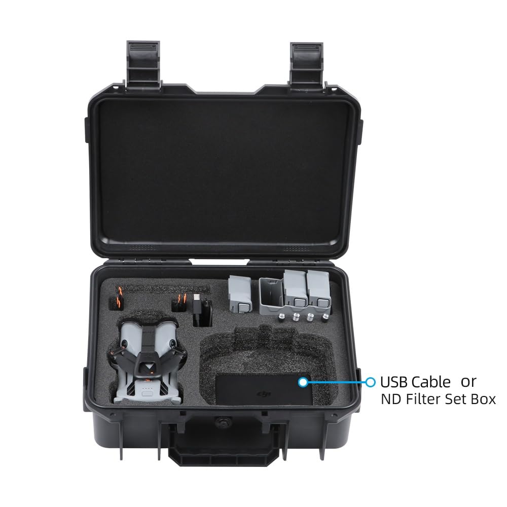 Etui ochronne do DJI Mini 5 Pro, odporne na wstrząsy, twarde pudełko do przechowywania z paskiem na ramię, organizer na dron, RC2/RC-N3 pilot zdalnego sterowania, uchwyt na akcesoria do Mini 5 Pro