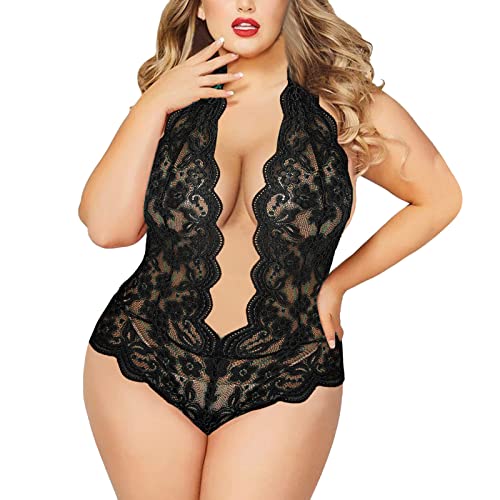 Bodysuits Dessous Set Schwarze Tanga Reizwäsche Sexy Sexy Nightwear...