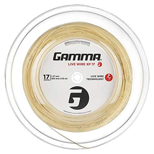 Gamma Live Wire XP 17 bobine multifilament tennis 1,27 mm 110m meilleur cordage confort