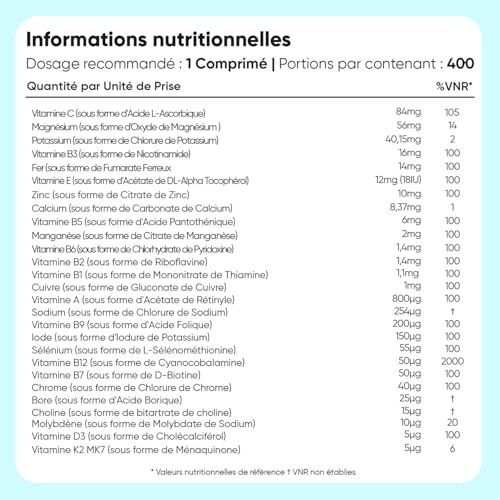 Multivitamines et minéraux premium avec formule probiotiques avancée - 5