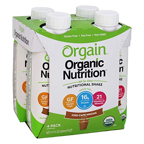 ORGAIN Organic Iced Mocha Cafe Nutri Shake 12Pk, 11 FZ - Image 4