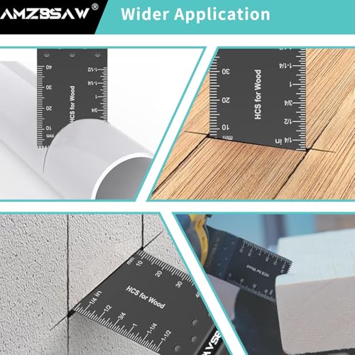 100 PCS Blades, Titanium and High Carbon Steel Saw Blades for Wood Metal and Plastic, Quick Release Multi Tool Blades Kits, Oscillating Tool Accessories Kit