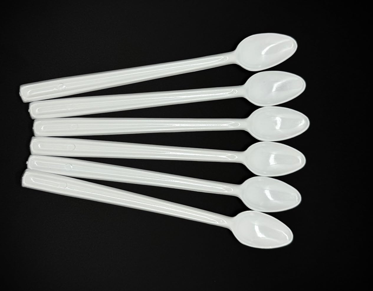 Kimmel 21 000 3001 1 Cucchiai da Cocktail riutilizzabili per Limone, 6 Pezzi, plastica, Bianco