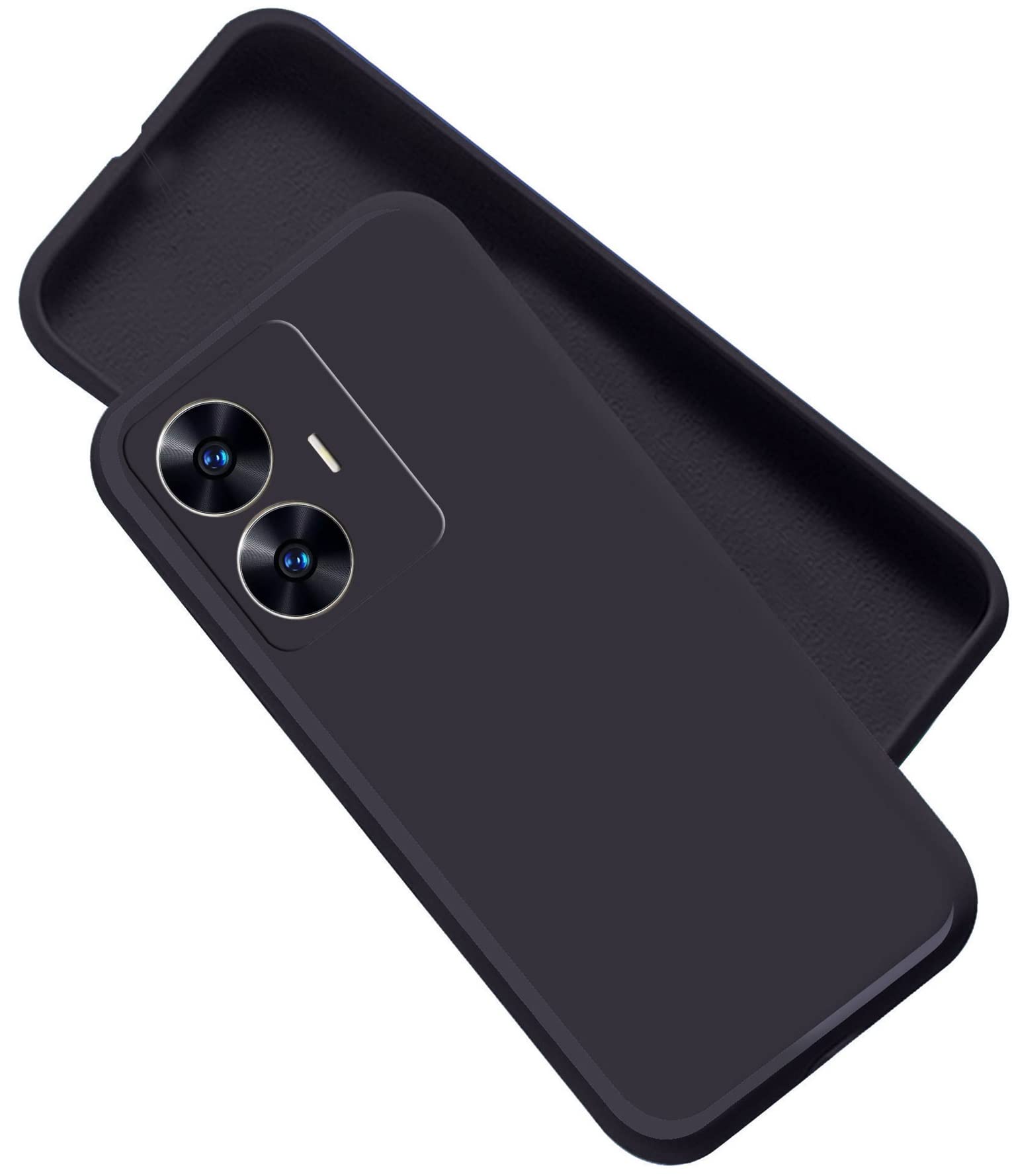 A rtistque Liquid Silicone Back Cover Case for Realme Narzo N55 / Realme C55 Matte Shockproof TPU Soft Flexible with Camera Protection - Black (B0C65N4VLQ) Amazon Price History, Amazon Price Tracker