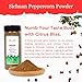 Byait Sichuan Peppercorn Powder 6 Oz, Fine Ground Szechuan Pepper for Numbing and Tingling Taste, Premium Quality for Cooking, Seasoning, and Flavoring
