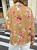 Cicy Bell Womens Floral Zip Up Bomber Jackets Crop... #3