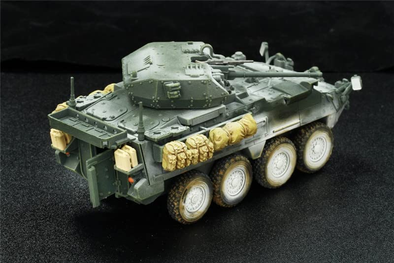 Modèle M1296 Stryker ICV 1/72 en version neige pour collectionneur de char militaire ABS - 3