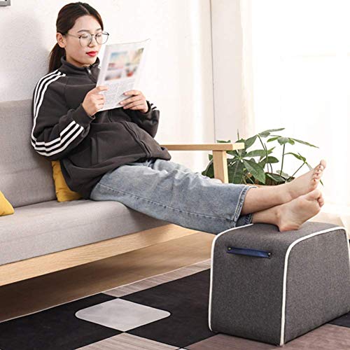 Repose-pieds salon marron : la solution compacte pour vos invités