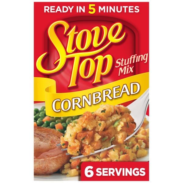 Image of Stove Top Stuffing Mix Pack - Chicken & Cornbread, 6 oz Each, 2 Count (Variety Pack)