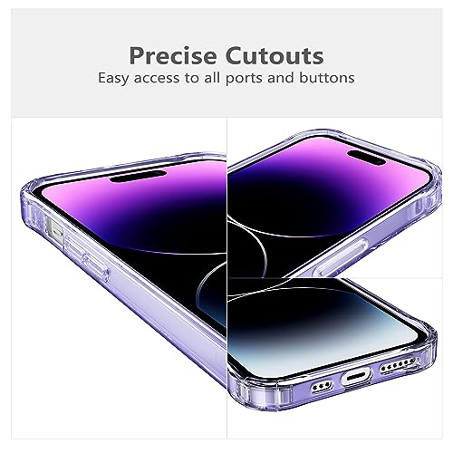 DEFBSC Compatible with iPhone 15 Pro, Transparent Back Card Holder Phone Case - Image 4
