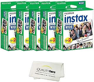 Fujifilm instax Wide Instant Film 10 Pack (100 Exposures) for use with Fujifilm