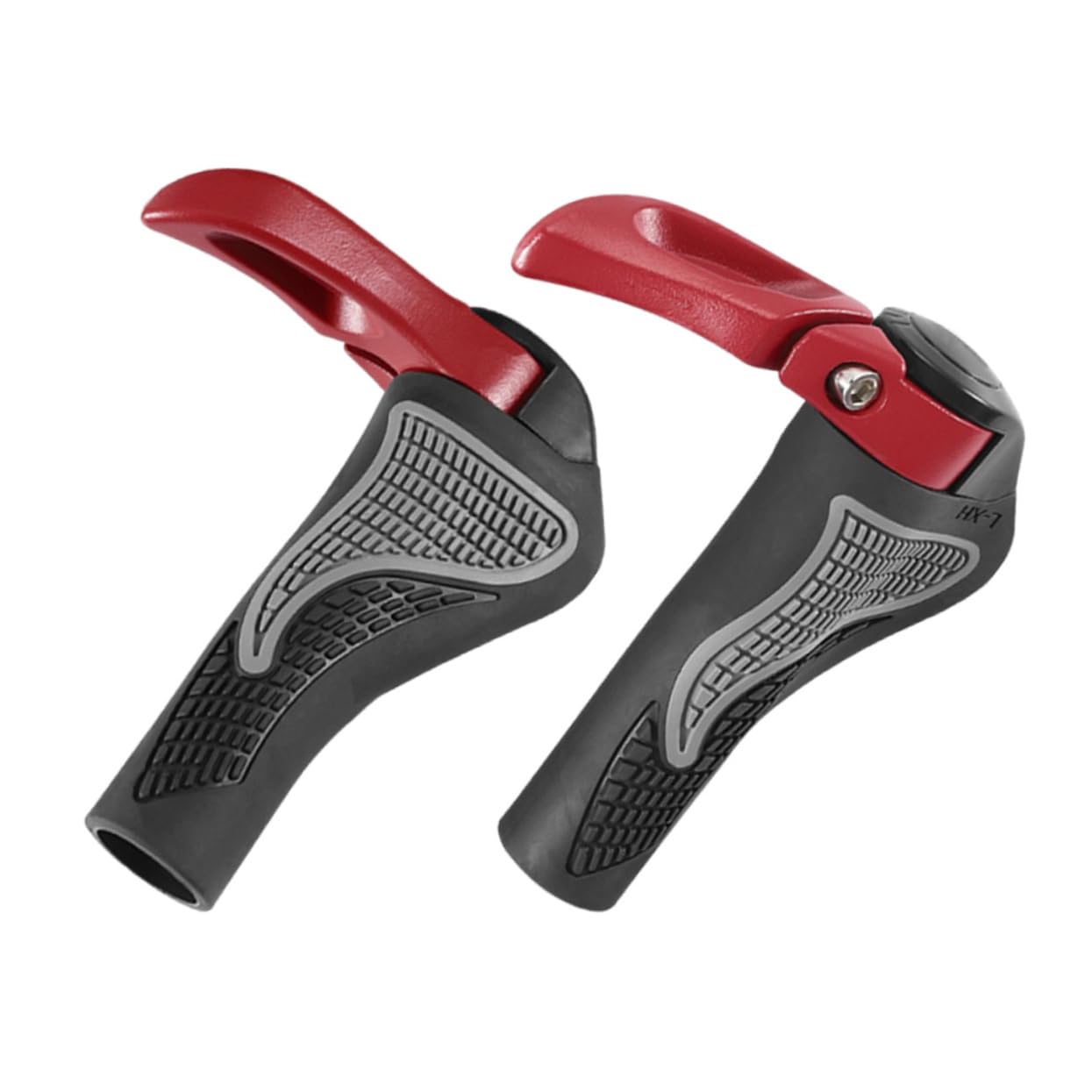 Toyvian Housse De Guidon De Vélo en Alliage D'Aluminium Poignées De Guidon Universelles Caoutchouc Rouge