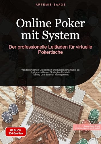 Online Poker mit System: Der professionelle Leitfaden für virtuelle Pokertische: Von technischen Grundlagen und Spielmechanik bis zu fortgeschrittenen ... und Bankroll Management (German Edition)