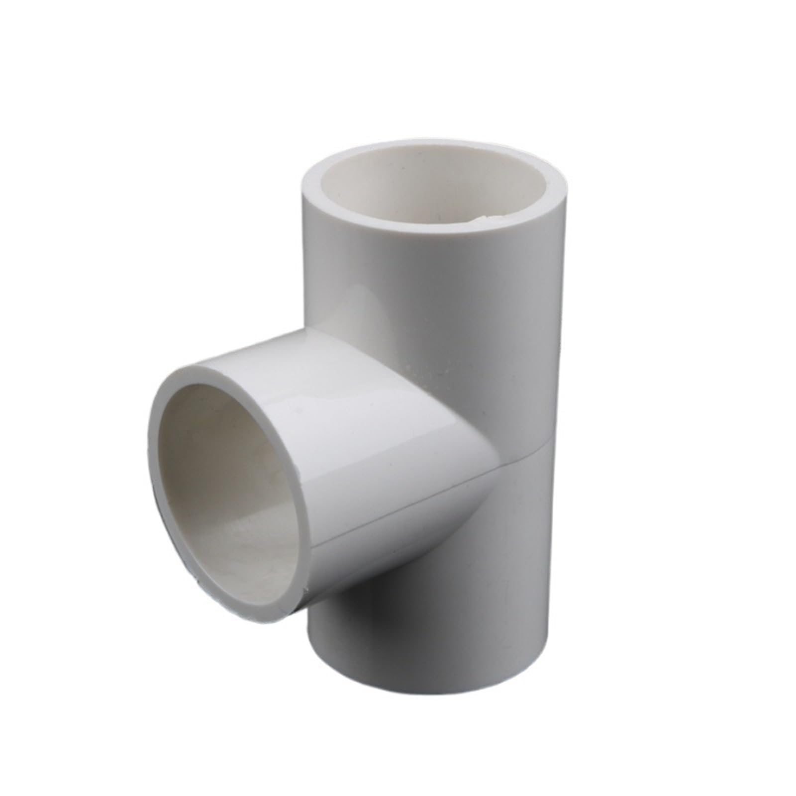 Nheswa White Plumbing Fitting,25Mm Pvc Tee Connector Garden Irrigation Aquarium Multicolor 2 Pcs(White)