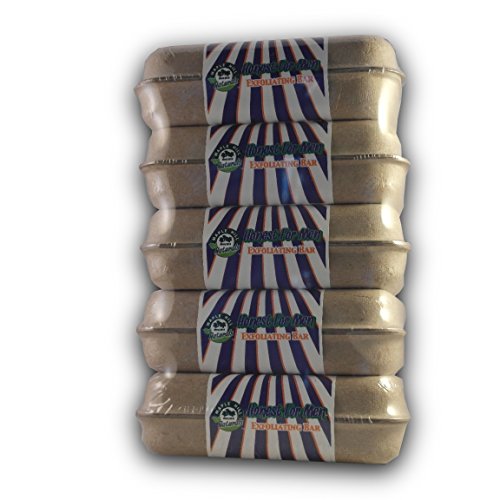 Honest for Men Deep Exfoliating Soap 5 Bar Value Pack by Maple Hill Naturals