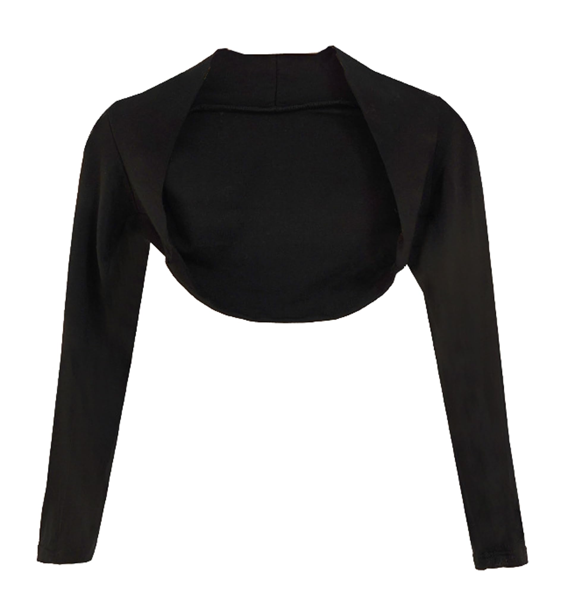 Ballettjacke Mädchen Langarm Bolero Cardigan mit Fingerloch Kinder Eleganter Shrug für Tanz Gymnastik Ballettkleidung