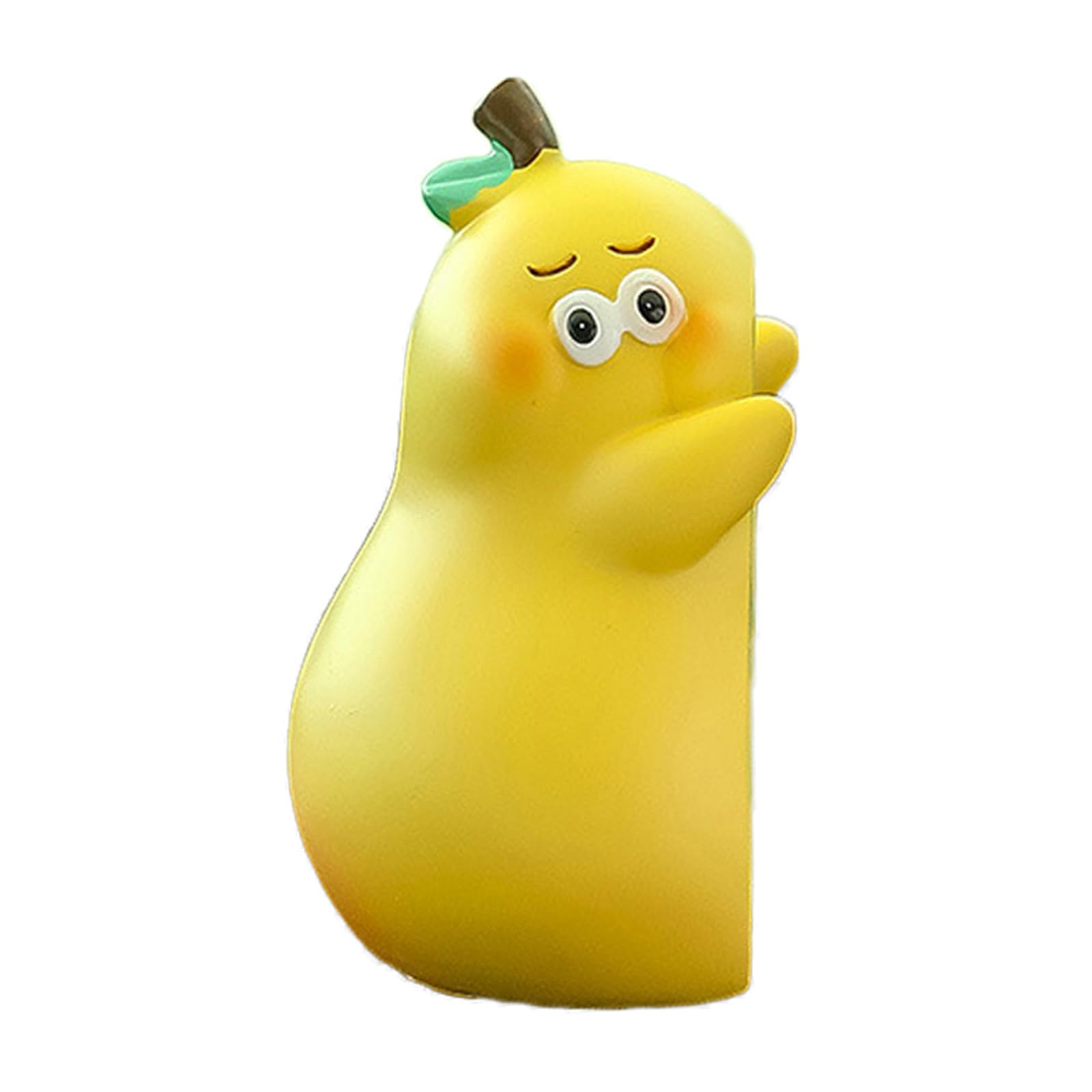 Hsioluted Couple Cute Ornaments, Car Dashboard Decorations Cartoon Pear Shaped Resin Doll Couple Women Girl Car Ornaments