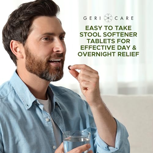 Image of Geri-KOT Senna Laxative & Stool Softener Tablets, 100ct| Natural Vegetable Stimulant Laxative| Smooth Bowel Movement Senna Tablets| Fast-Acting, Gentle Constipation Relief| 8.6mg Sennosides Laxative