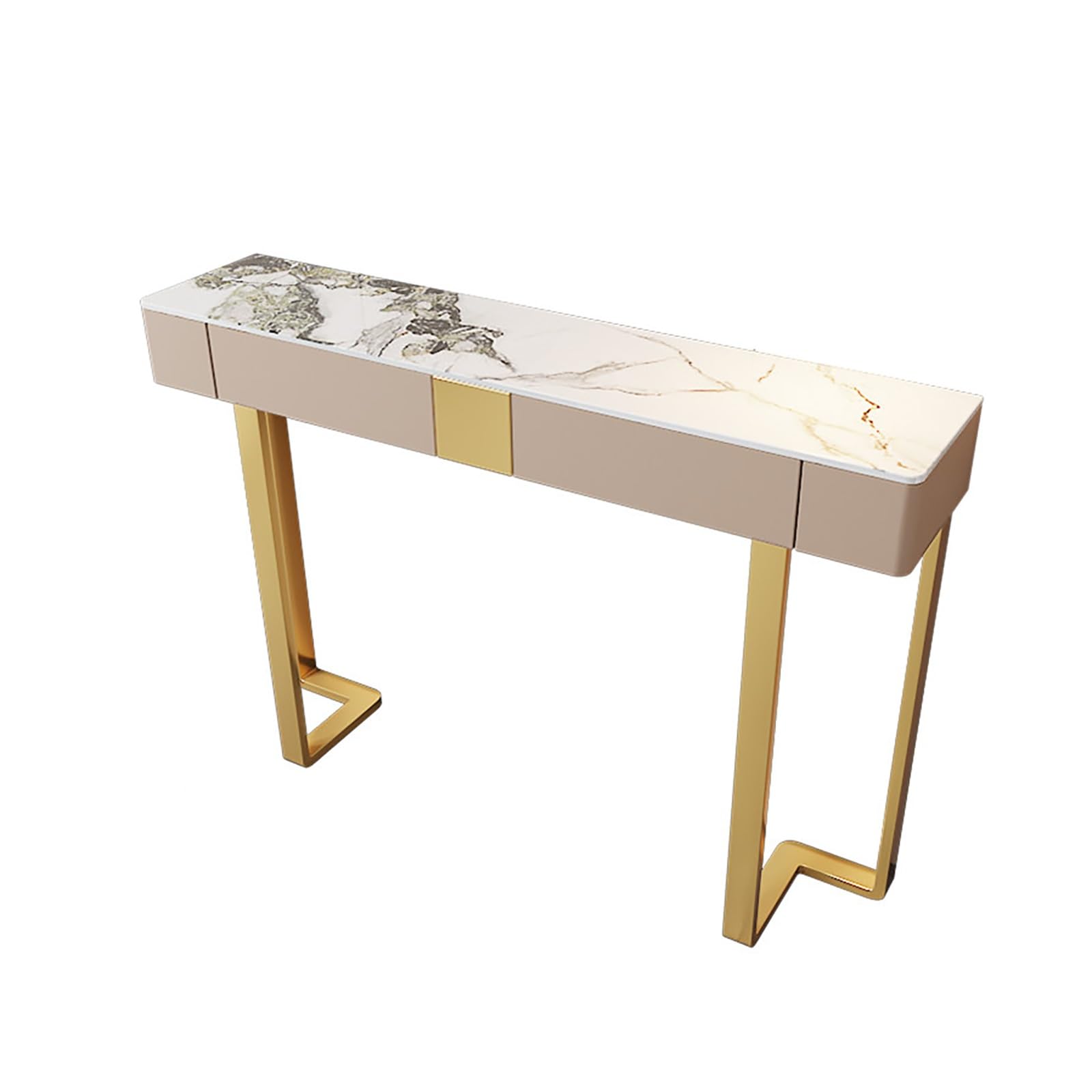 Mesa consola estrecha de entrada con cajones mueble recibidor pasillo y sala de estar