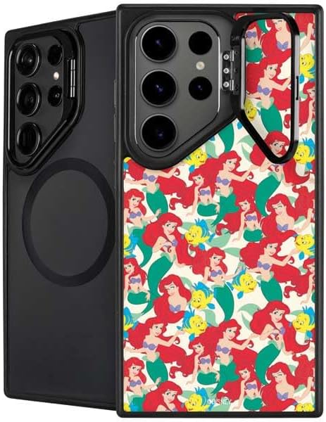 Skinit Kickstand Phone Case Compatible with Galaxy S25 Ultra - Officially Licensed Disney Princess Ariel Design
