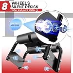 Bigzzia Ab Machine, Adjustable Ab Workout Bench Core Abdomen Trainer for Stomach Workout, 5-in-1 Crunch Machine Exercise Equipment for Home Gym - Sit UP, Push UP, Leg Press, Glider, Roman Chair, 330lbs Capacity - Image 3