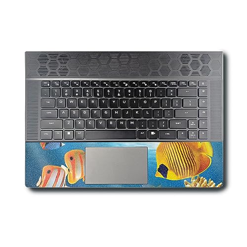 Image of MightySkins Glossy Glitter Skin Compatible with Alienware X16 R1 (2023) Full Wrap Kit - Tropical Life | Protective, Durable High-Gloss Glitter Finish | Easy to Apply & Change Styles | Made in The USA