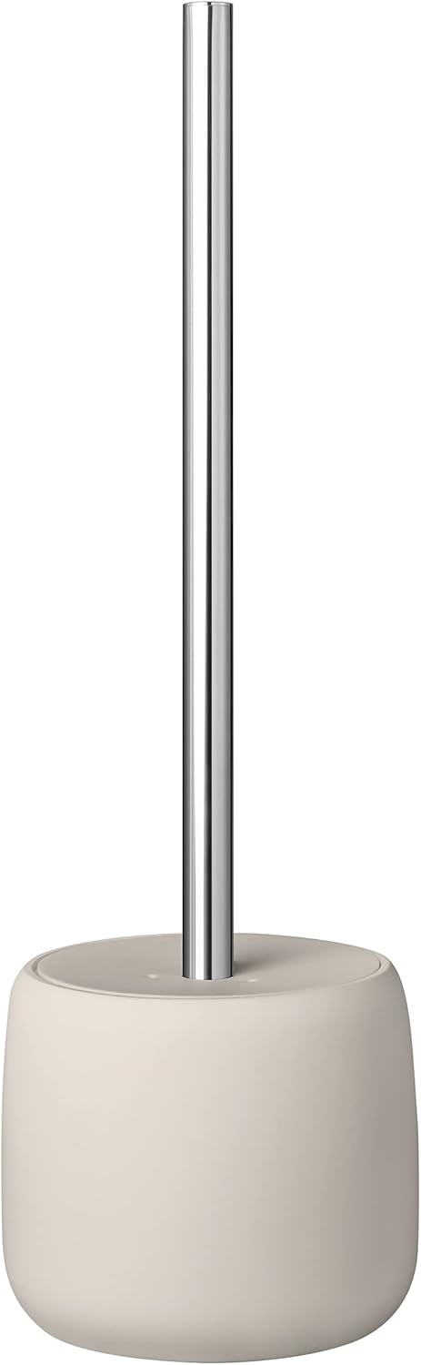 Blomus SONO Plunger with Decorative Holder - Moonbeam (Beige)