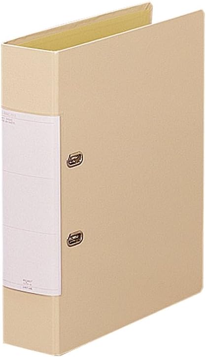 Lihit Lab G2250-4 D-Type Ring File, A4, Orange