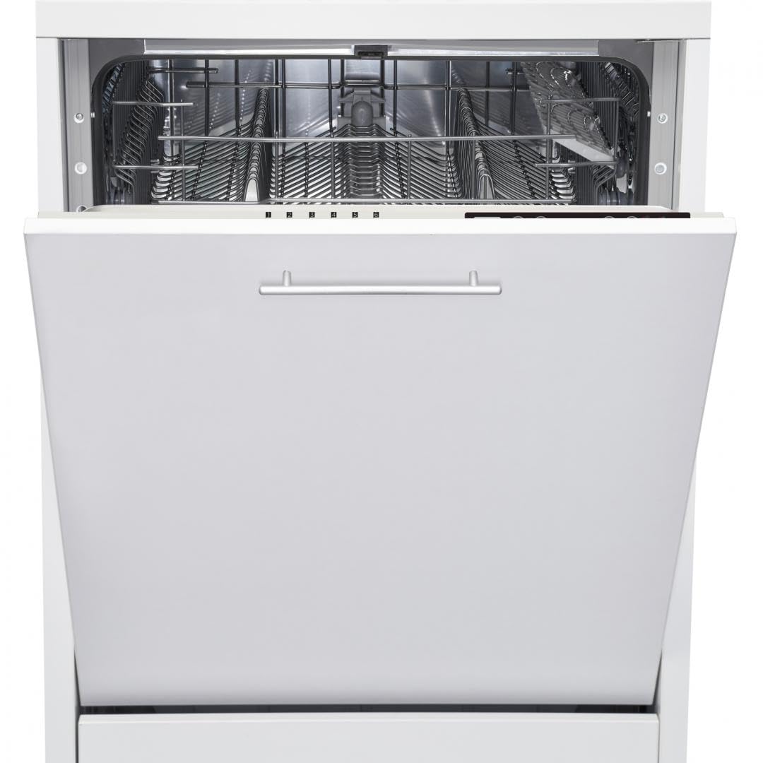 HDW-BI6006IE++ Einbau-Geschirrspüler – 12 Maßgedecke, 5 Programme, Energieklasse E, Aquastop-Schutz, leise und effizient, 60 cm Breite, integrierbar in Küchenmöbel, inklusive 5‑Jahres-Garantie