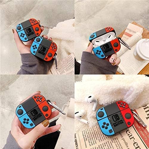 Image of Compatible with Airpods 4 (2024) Pouch Case Cover, Soft Silicone Case Cover with Key-Chain, 360 for Airpods 4 Gen Full Protective Pouch Case (NINTINDO)