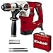 Einhell Martillo perforador TE-RH 32 4F Kit (1250 W, 5 J, perforación + perforación con impacto + cincelado con/sin fijación, agarre antivibraciones, incl. maletín E-Box, 3 brocas, 2 cinceles)