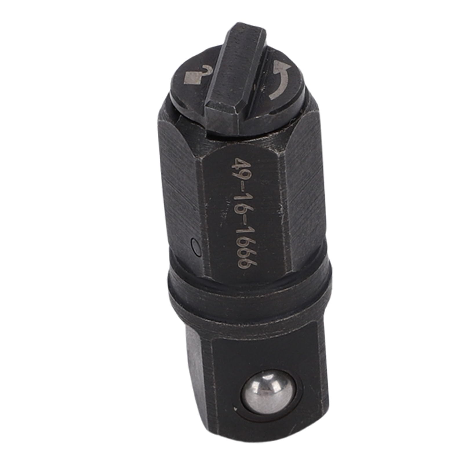 Adaptador de Yunque de Trinquete 1/2 Pulgada, Reemplazo de Acero Al Carbono con Bloqueo Hexagonal Antideslizante