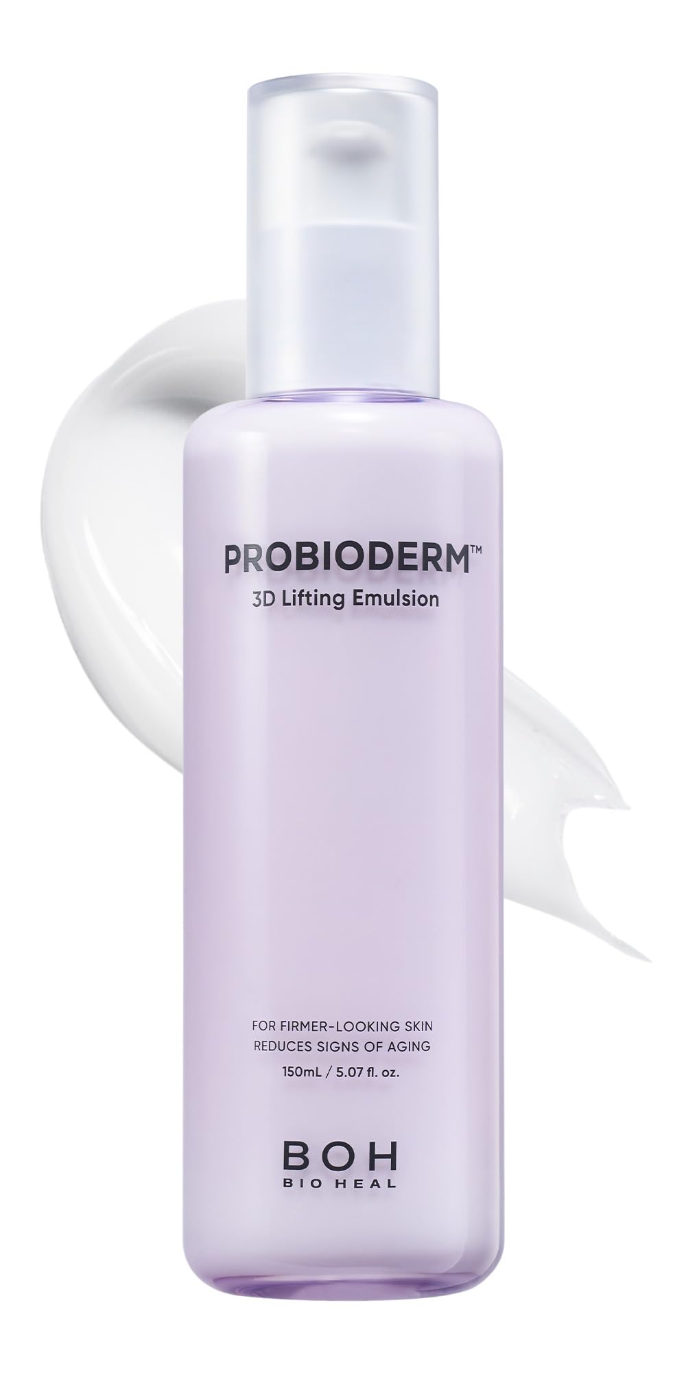 BIOHEAL BOH3D Firming Emulsion Probioderm 150ml (150ml), Skin Firming Emulsion with 17 Peptide Complex to Improve Elasticity and Hydration, Lifting and Hydration Effect
