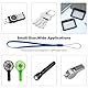 Bremorou 32 Stück Handschlaufe Handy Handschlaufe Schlüsselband Kurz Buntes Nylon Handschlaufe Lanyard Stringphone Für USB-Sticks, Schlüssel, Telefone, Schlüsselanhänger, Ausweise, Namensschilder
