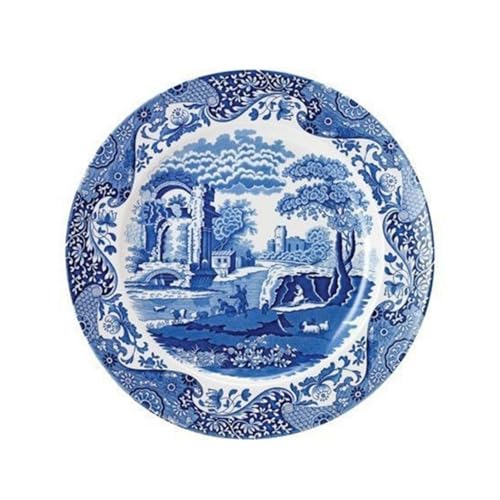 Spode Blue Italian 9-Inch Luncheon Plate - Porcelain Serving Plate for Lunch or Dessert - Eastern Inspired Pattern - Microwave & Dishwasher Safe - Giftable Piece for Hostesses Spode Blue Italian 9-Inch Luncheon Plate - Porcelain Serving Plate for Lunch or Dessert - Eastern Inspired Pattern - Microwave & Dishwasher Safe - Giftable Piece for Hostesses