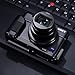 RX100 VII Microphone Mount Vlog Bracket Handle Grip w Cold Shoe Mount and 1/4 inch Tripod Screw for Sony RX100 I II III IV V VI VII (M1/M2/M3/M4/M5/M6/M7) Vlogging Accessories