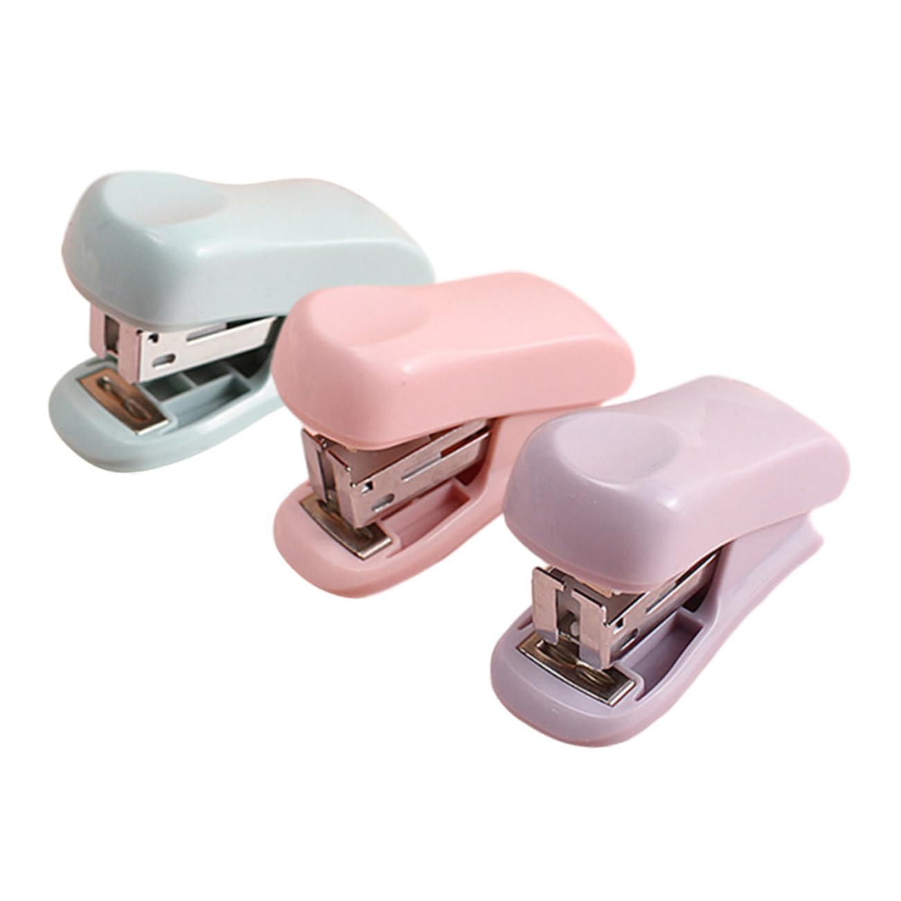OSALADI 5 Set Cucitrice Manuale Ufficio Mini Cucitrice Estetica Custaggio Per Classe Per Studenti Piccola Forniture Di Cancelleria Mini Addominali 3 Pezzi * 5