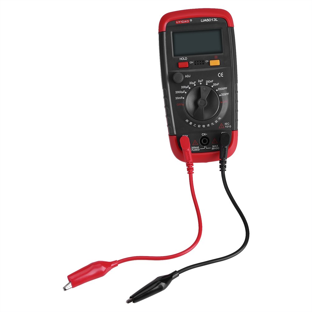 Digital Capacitance Meter, Capacitor Pro Tester 0.1pF - 20000uF with LCD Backlight 1999 Display