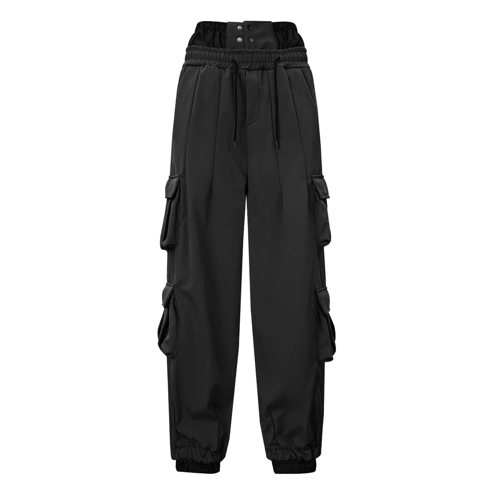 Pantalon de ski pour homme, femme, baggy de snowboard large, pantalon de neige, surdimensionné, multi-poches, imperméable, coupe-vent, respirant, chaud, randonnée, hiver, pantalon de chasse