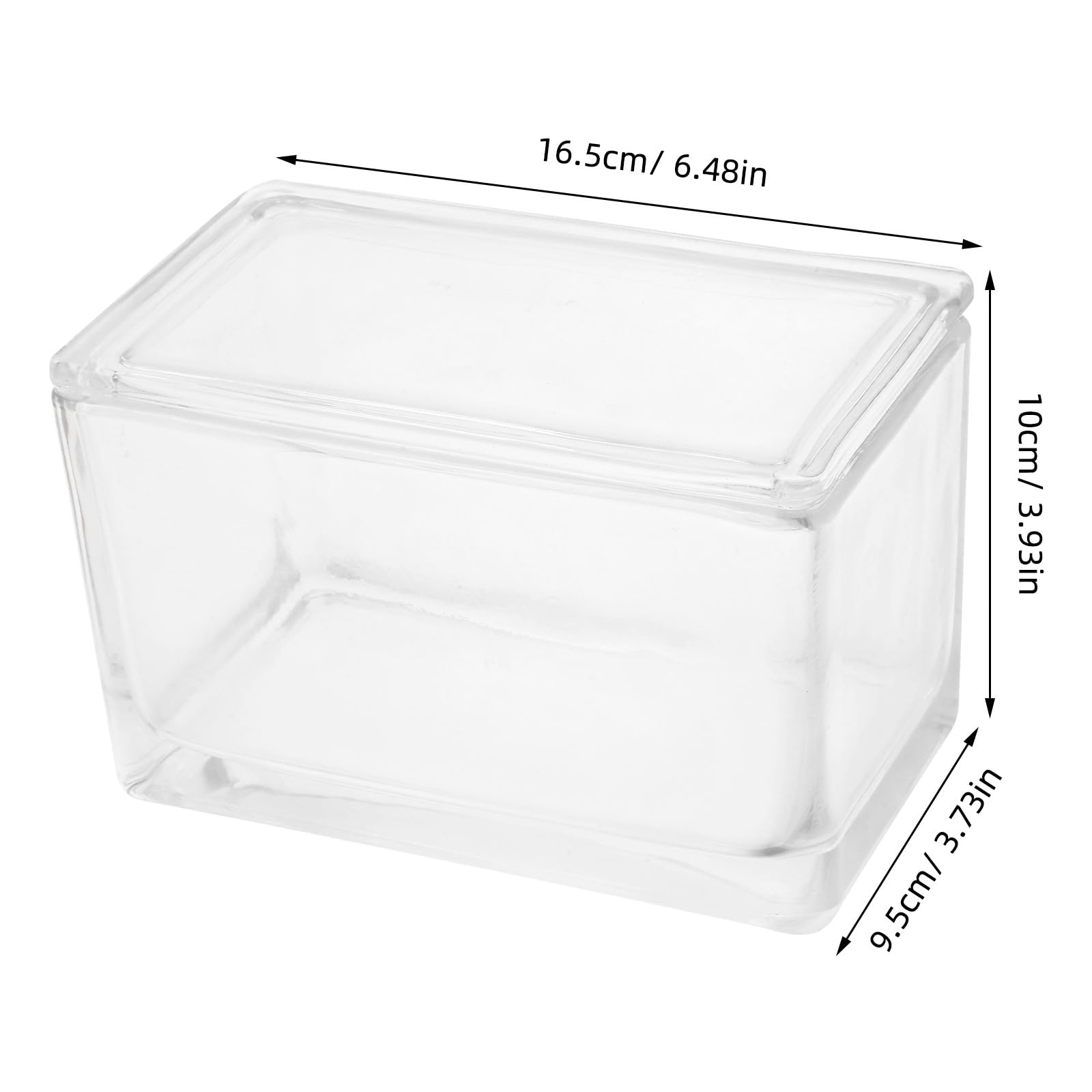 VALICLUD Estuche para Tinción de Vidrio con Capacidad para 60 Portaobjetos, Accesorios para Microscopios, Estructura Vertical y Horizontal, Material Vidrio, Adecuado para Experimentos