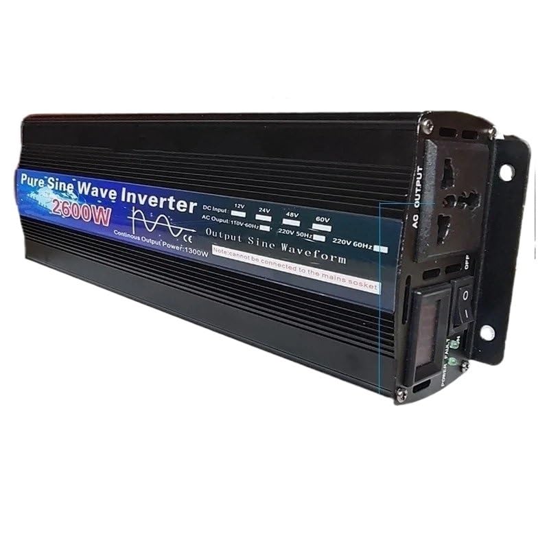 Convertisseur CC 12V 220V 2600W pour éviter les pannes d'énergie isolée