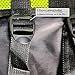 EXPLOSIV Reflektierende Multi-Taschen Security Sicherheitsweste, Größe M-2XL (verstellbar), navy-yellow (Hundeführer)