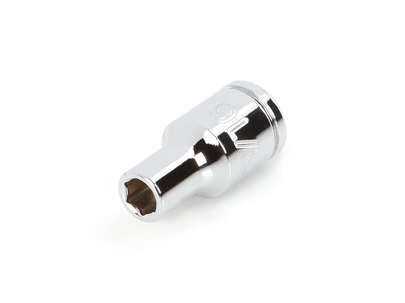 Soquete sextavado de 6 pontos TEKTON 4,3 mm com encaixe quadrado de 6,35 mm (1/4 pol.), perfil raso SHD02003