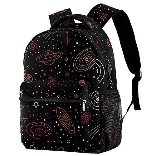 Sac à dos galaxie colorée au look cosmique unique et mixte