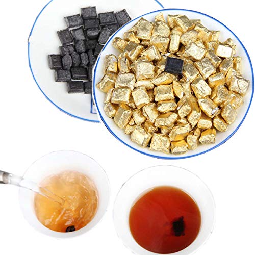 通用 30g-500g Black Puer Tea Crema de té Puerh cocida Crema de té Premium instantánea a Baja Temperatura (500g)